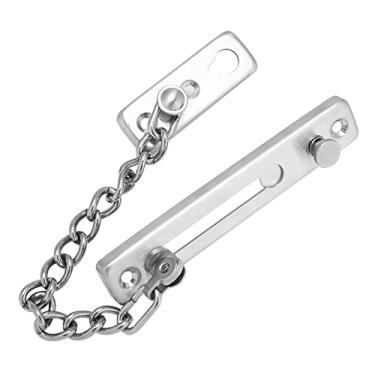 Imagem de Fechadura de Corrente de Porta, Fechadura de Corrente de Porta, Fechadura de Corrente de Aço Inoxidável para Porta de Madeira ou Metal (304)