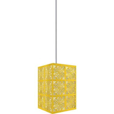 Imagem de Taschibra Renda 102 04040002-22, Pendente LED Autovolt E27, 40W, Amarelo