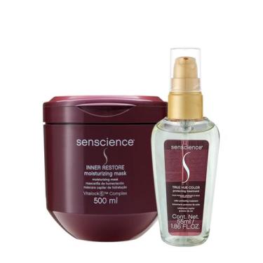 Imagem de Kit Senscience Inner Restore Máscara G e True Hue Óleo (2 produtos)