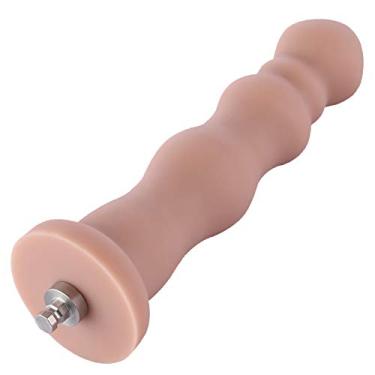 Imagem de Hismith Dildo Anal de Silicone com Contas de 7,1" para Máquina de Sexo Premium com Sistema Kliclok, Comprimento Inserível de 6,3", Circunferência de 4,8" de Diâmetro E 1,52" - Anal Pleasure