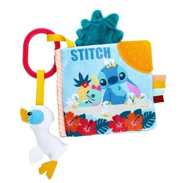 Imagem de KIDS PREFERRED Disney Baby Lilo & Stitch Soft Book: Stitch ON-The-GO Soft Book, Blue Medium