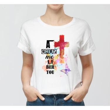 Imagem de Blusa T-shirt Camiseta Feminina Estampada, estampas evangélica - Innov