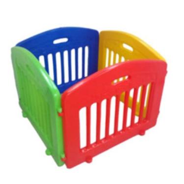 Imagem de Cercadinho Notas Musicais Infantil  Chiqueirinho Colorido 90cm x 60cm 