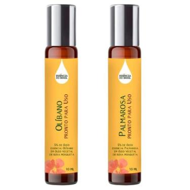 Imagem de Óleos Essenciais Prontos Olíbano e Palmarosa Roll On 10ml - Essência d