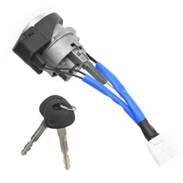 Imagem de Saihisday 819052H230 Interruptor de cilindro de bloqueio com chaves Substituição do interruptor de partida do cilindro de ignição do carro para Hyundai Elantra 2007 2008 2009 2010 Substituir