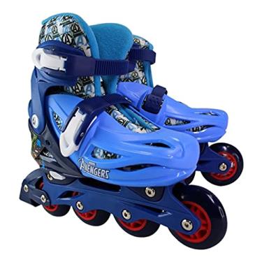 Imagem de Patins Inline Ajust�vel Tam 35-38 Vingadores Multikids - BR1165