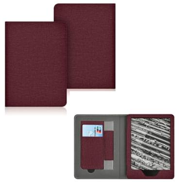 Imagem de enoxboo Capa para Kindle Oasis de 7 Polegadas 10ª/9ª 2019/2017 - Capa com Auto Sleep Wake, Slot para Cartão, Recurso de Alça de Mão, Modelo Nº S8IN4O/CW24WI