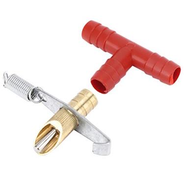 Imagem de 20 Conjuntos Removíveis, 20 Conjuntos de Folha de Ferro de Coelho Cobre Bico de Pato Bebedouro Bebedor de Gado Garrafas de água para Mamilo Acessórios de Fazenda Pequeno Roedor