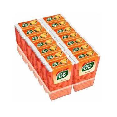 Imagem de Tic Tac Laranja 16g contendo 14 potes - Ferrero