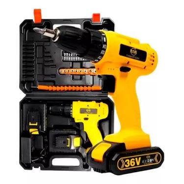 Imagem de Furadeira E Parafusadeira Portátil Bivolt 36v Profissional - B-TEK