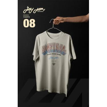 Imagem de Camiseta t-shirt rock nroll branca - JAY JAM, G4