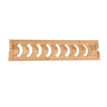 Imagem de Prateleira de suporte para xícaras de chá QANYEGN, organizador de rack de drenagem de xícaras de chá, acessórios para cerimônia de chá (Porta-copos crescente de oito treliças)