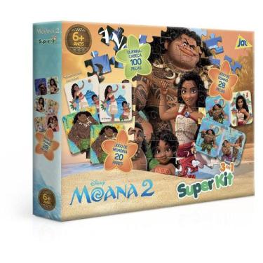 Imagem de Super Kit Moana com 3 Jogos - Toyster