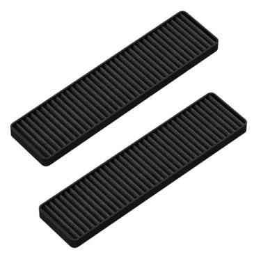 Imagem de 2 pacotes de peças de substituição de filtro de micro-ondas compatíveis com LG GE Kenmore Microwaves, filtros de ar carvão para modelos LMV1650SW, LMV2031BD, LMV2031ST, LMV2031SB, JVM7195SK6SS