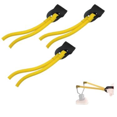 Imagem de AbbiyyZ Conjunto de 3 pulseiras de substituição de estilingue de alta elasticidade para catapultas de caça, jogos de tiro ao ar livre, compatível com estilingues de puxar pesados