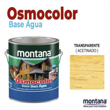 Imagem de Osmocolor Transparente Stain Preservativo Acetinado 900ml e 3,6L Monta