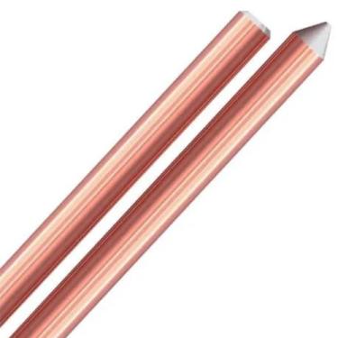 Imagem de Haste para aterramento cobre 1 metro 10mm 3/8 - Luxus