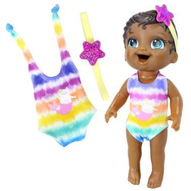 Imagem de Roupa boneca baby alive e little mommy - maio tie day sereia - Casinha