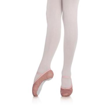 Imagem de Sapatilha Meia Ponta de Glitter - F 22 - SÓ DANÇA, Rosa, 28