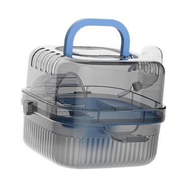 Imagem de Ｂｅｓｇａ Viagem transparente hamster house animal de estimação transportando gaiola tocando casa de animais de estimação de pequenos animais pequenos ratos
