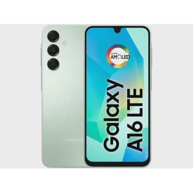 Imagem de Smartphone Samsung Galaxy A16 256GB - Verde Claro, 4G, ram 8GB, Tela 6.7, Câmera Tripla 50MP + Selfie 13MP