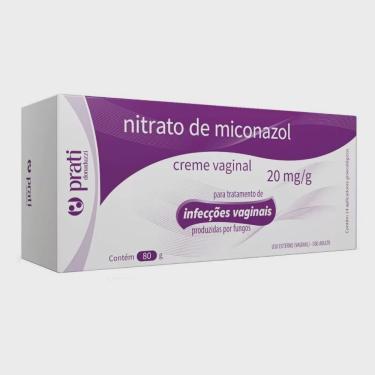 Imagem de Nitrato de miconazol creme vaginal 20MG 80G prati generico