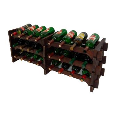 Imagem de Adega Vinho Madeira 24 Garrafas Imbuia C08