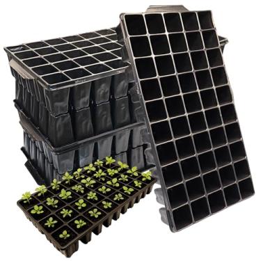 Imagem de Kit 50 Bandejas Sementeira 50 Células Flexível Para Mudas Hortaliças, Ornamentais, Aromáticas e Outras - Nutriplan