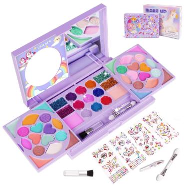 Imagem de Kit de maquiagem kidcheer Princess Real Washable Cosmetic Girls 3 +