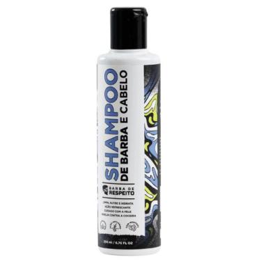Imagem de Shampoo de Barba e Cabelo 200ml - 4POR1 - Barba de Respeito