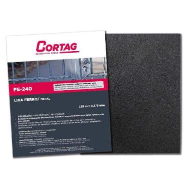 Imagem de Lixa De Ferro FE240 100 Para Desbaste (61525) - Cortag