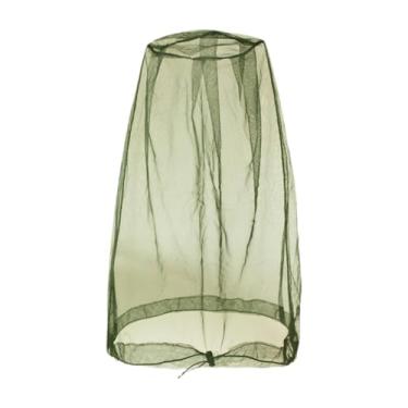 Imagem de Deevoka Cabeça da rede de face colapso de rede de pescoço HOLOS FINOS FINO ABELHA CABEÇa de ROUTO PROTECTENTE DA NET Ventilada para caminhadas atividades ao, Verde Escuro