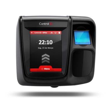 Imagem de Controle de Acesso Control iD iDFlex, Display Touch, Biometria, Cartão e Senha, Preto
