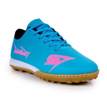 Imagem de Tênis de Futebol Grama Campo Costurada Masculina Feminina Quadra Socie