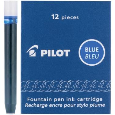 Imagem de Pilot Namiki IC100 Fountain Pen Ink Cartridge, Blue, 12 Cartridges per Pack (69101)