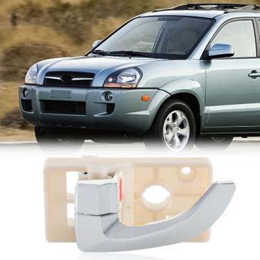 Imagem de TODO Maçaneta interna do lado do motorista compatível com Hyundai Tucson 2007-2012 maçaneta esquerda