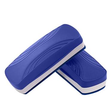 Imagem de Ddaowanx Borracha de quadro branco, borracha magnética apagável a seco, borracha de placa de vidro, material escolar e de escritório, pacote com 2 (azul)