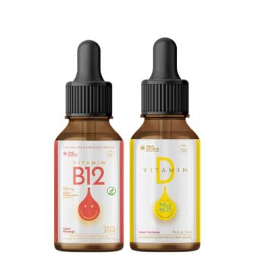 Imagem de Combo Vitamina D Baby & Kids 30ml Framboesa e Vitamina B12 True Source Metilcobalamina Alta Absorção 30ml True Source