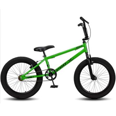 Imagem de Bicicleta aro 20 BMX Pro-X Infantil Série 1 Aro Aero Freio V-Brake - Verde+Preto