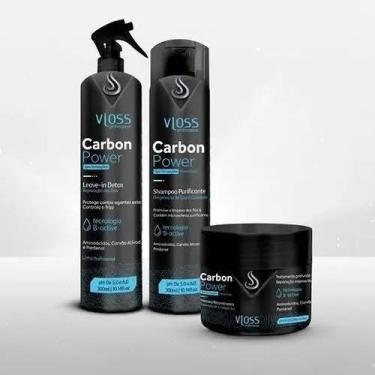 Imagem de Kit Vloss Carbon Power 3x 300ml