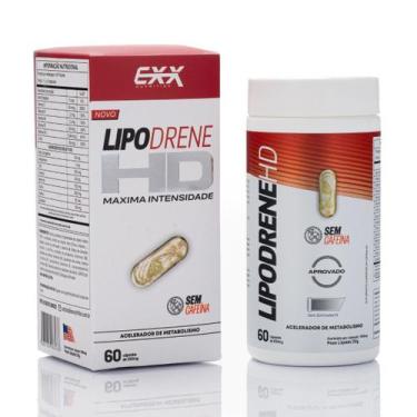 Imagem de Termogênico Sem Cafeina Lipo Drene HD Exx Nutrition