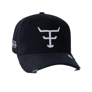 Imagem de BONÉ TEXAS FARM - TF836 - PRETO/ BRANCO Único-Unissex