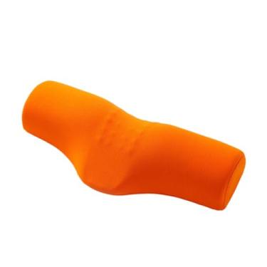 Imagem de ＫＬＫＣＭＳ Travesseiro cervical para apoio de pescoço, leve, ergonômico, de espuma viscoelástica, para dormir em quarto e apartamento, Ornage