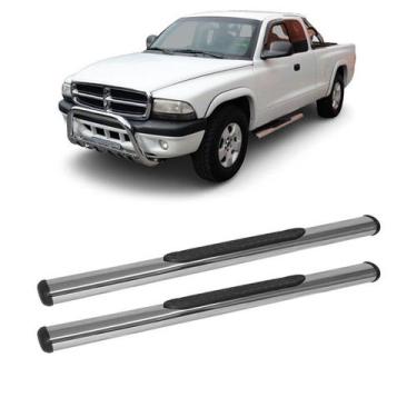 Imagem de Estribo Dakota 1999 2000 2001 Cabine Simples Cromado Oblongo - CCF