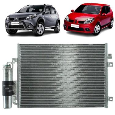 Imagem de Condensador De Ar Renault Logan Com Filtro Ano 2008 A 2012 - Royce Con