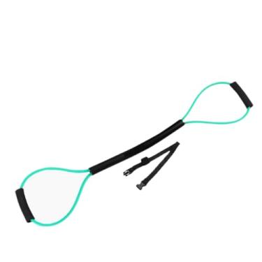 Imagem de menolana Faixa de resistência para boxe, equipamento de treinamento de boxe, elástico, treinamento de força, faixa de treino, corda de puxar para academia, Verde 30lb