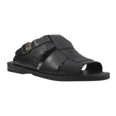Imagem de Sandália Chinelo Masculino Em Couro Italianinho Ref. 34302, 40, Preto