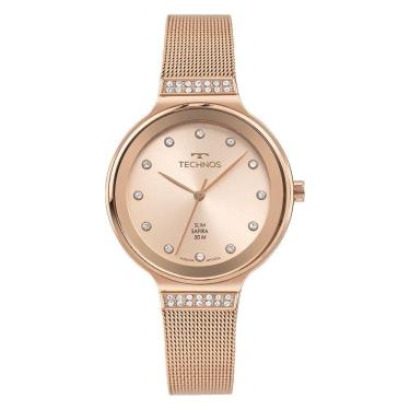 Imagem de Relógio Technos Feminino Slim Rosé - Gl32be-1j Gl32be-1j