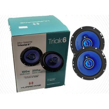 Imagem de Par Alto Falante Quadriaxial Hurricane Triak 6 Pol 130W RMS