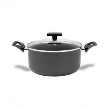 Imagem de Caçarola Antiaderente Ceramic Life com Tampa 3,7L Cinza - Brinox